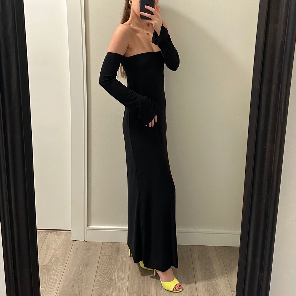 Black evening dress